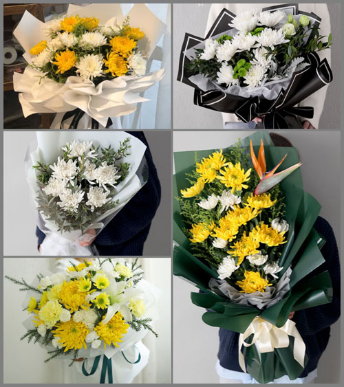 江苏泰州靖江市东兴镇白事花束代送